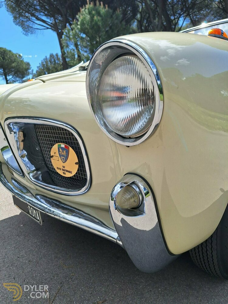 1956 Fiat 1100 TV Trasformabile - Targa Nera - ASI Oro, foto 11
