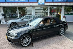BMW 318 318CI EXECUTIVE Cabriolet E46 NL-auto LEER - ECC Cabriolet/Roadster 2005 Preto