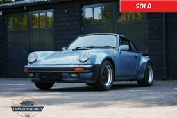 Porsche 911 Turbo Italian Delivered - Matching Numbers - Iris Coupe 1985 Azul