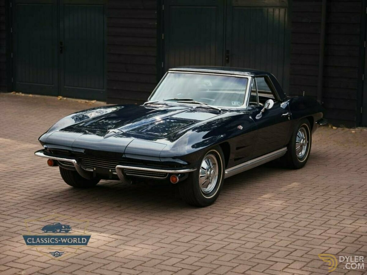 1964 Chevrolet Corvette Stingray C2 Convertible  Daytona Blue Metallic , foto 1