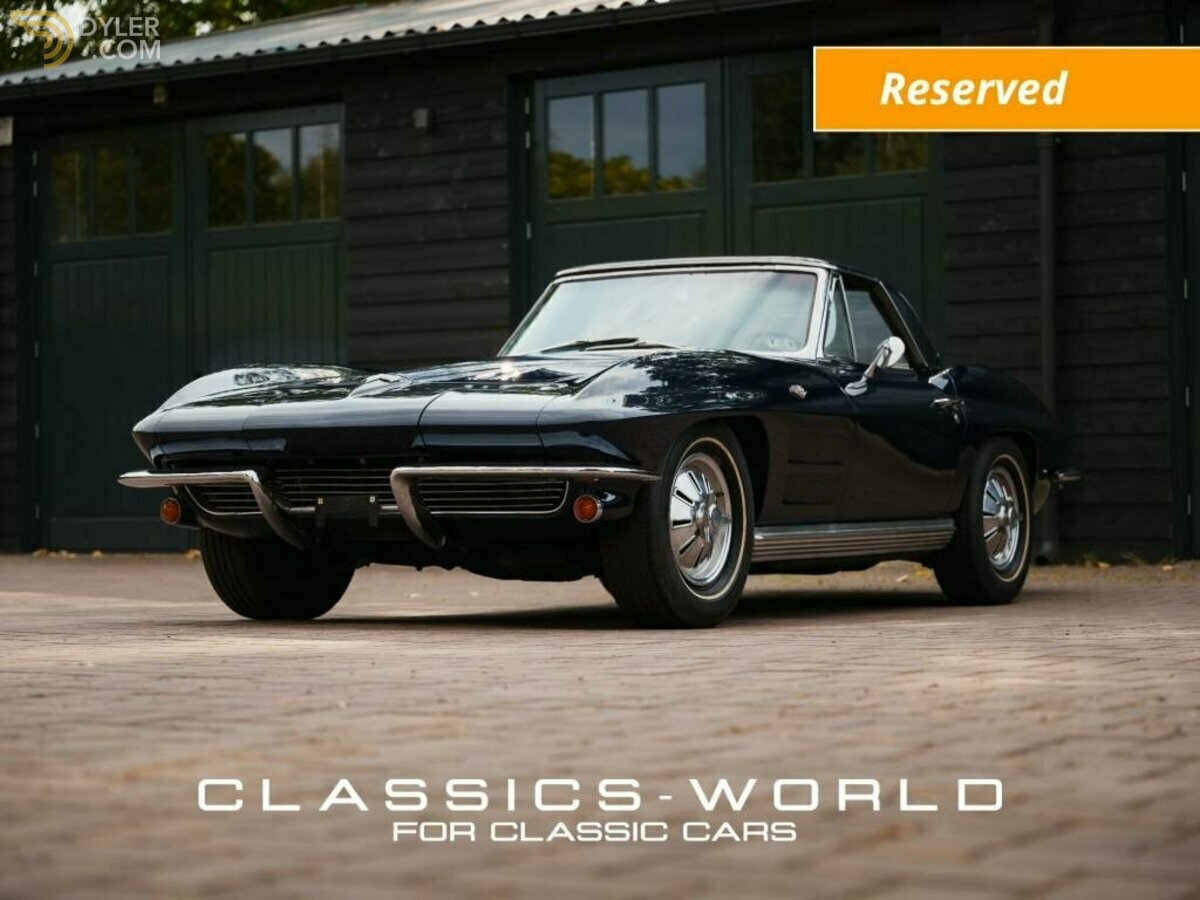 1964 Chevrolet Corvette Stingray C2 Convertible  Daytona Blue Metallic , foto 3