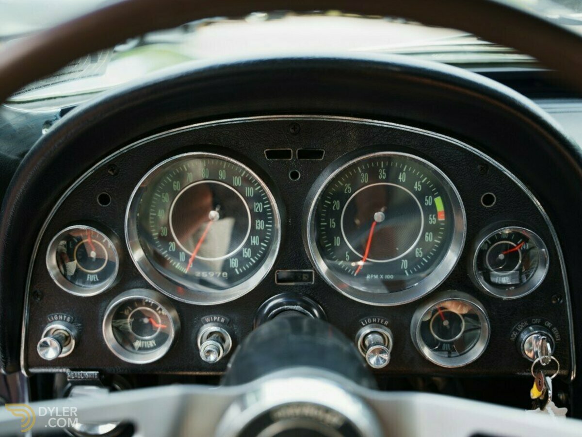 1964 Chevrolet Corvette Stingray C2 Convertible  Daytona Blue Metallic , foto 12