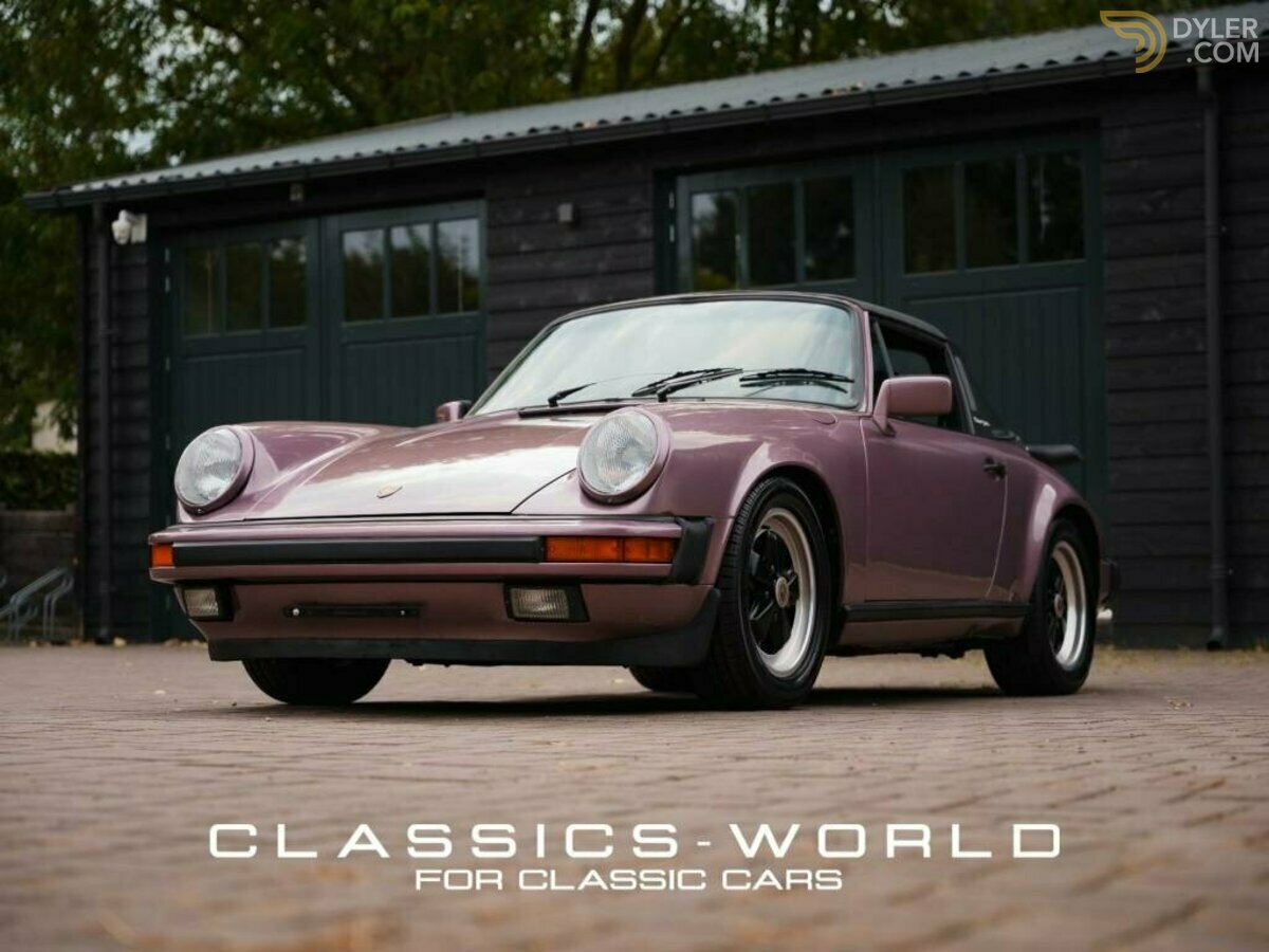 1986 Porsche 911 3.2 Carrera Targa G50  Cassis Rot Metallic - Just, foto 1