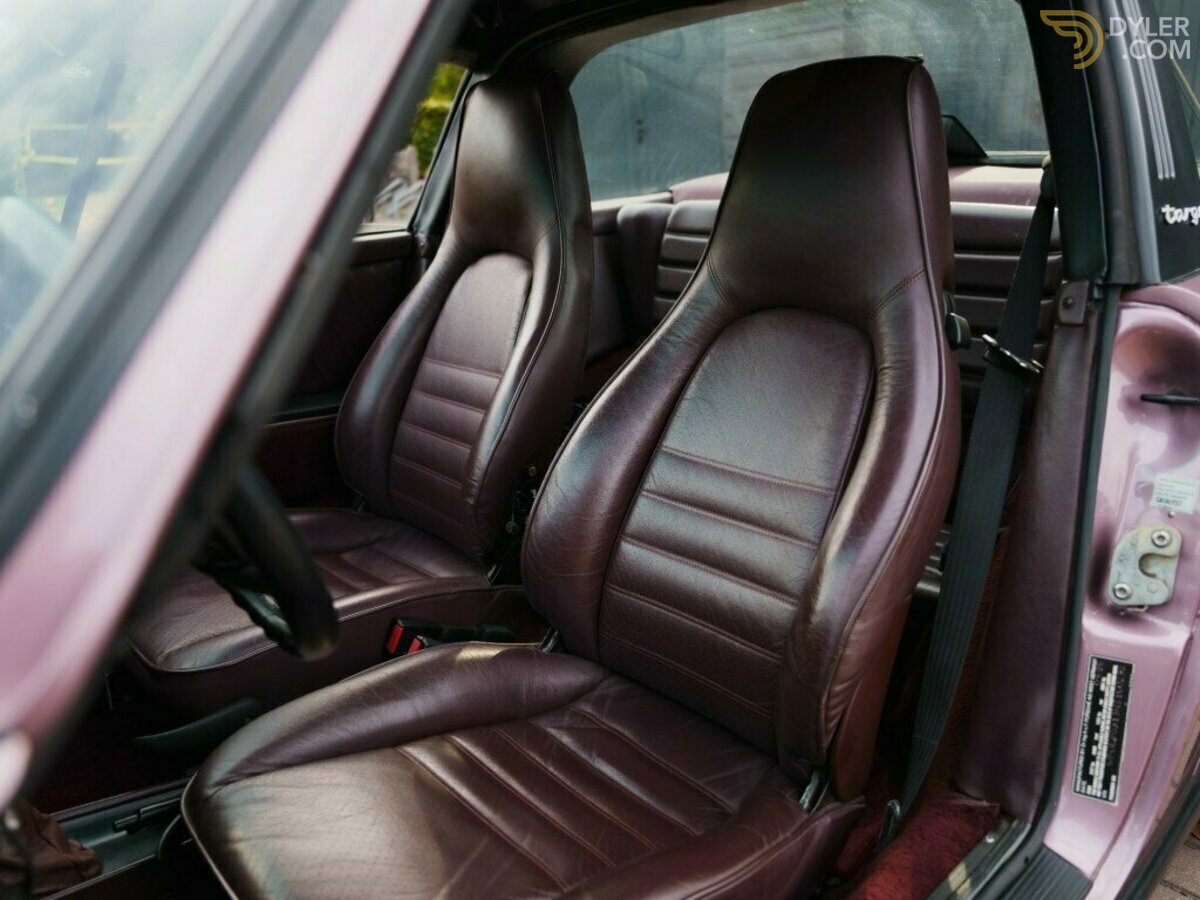1986 Porsche 911 3.2 Carrera Targa G50  Cassis Rot Metallic - Just, foto 4