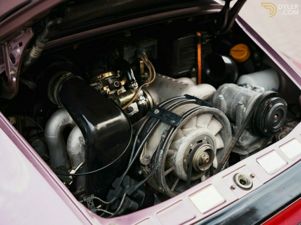 1986 Porsche 911 3.2 Carrera Targa G50  Cassis Rot Metallic - Just, foto 10