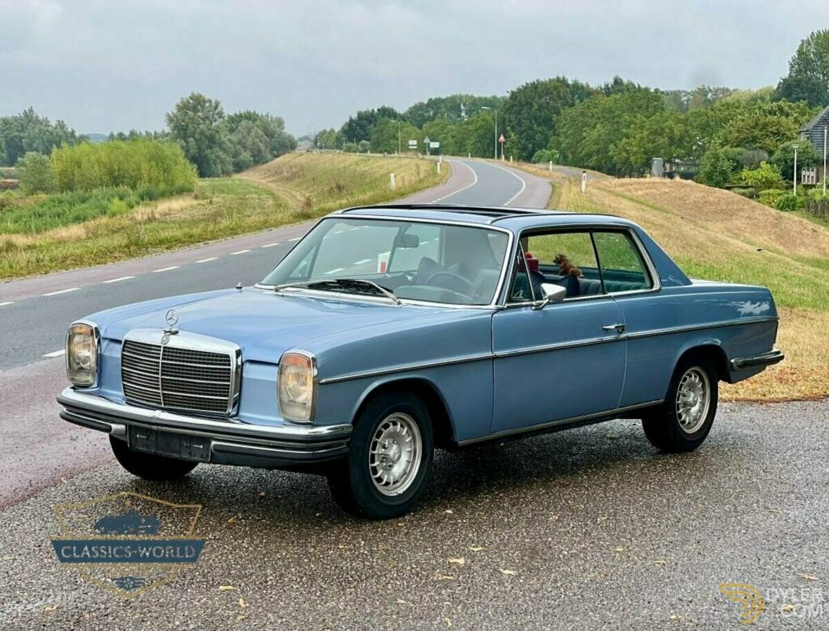 1970 Mercedes-Benz 250 C Coupé  Light Blue Metallic  Manual  Sunroof, foto 1