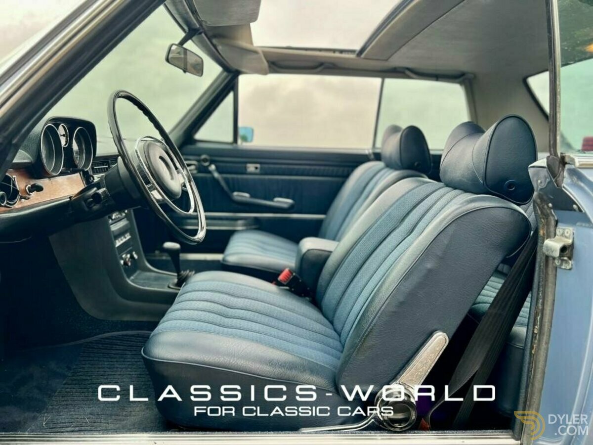 1970 Mercedes-Benz 250 C Coupé  Light Blue Metallic  Manual  Sunroof, foto 4