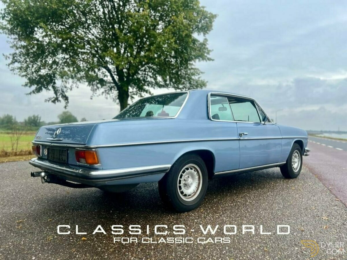 1970 Mercedes-Benz 250 C Coupé  Light Blue Metallic  Manual  Sunroof, foto 8
