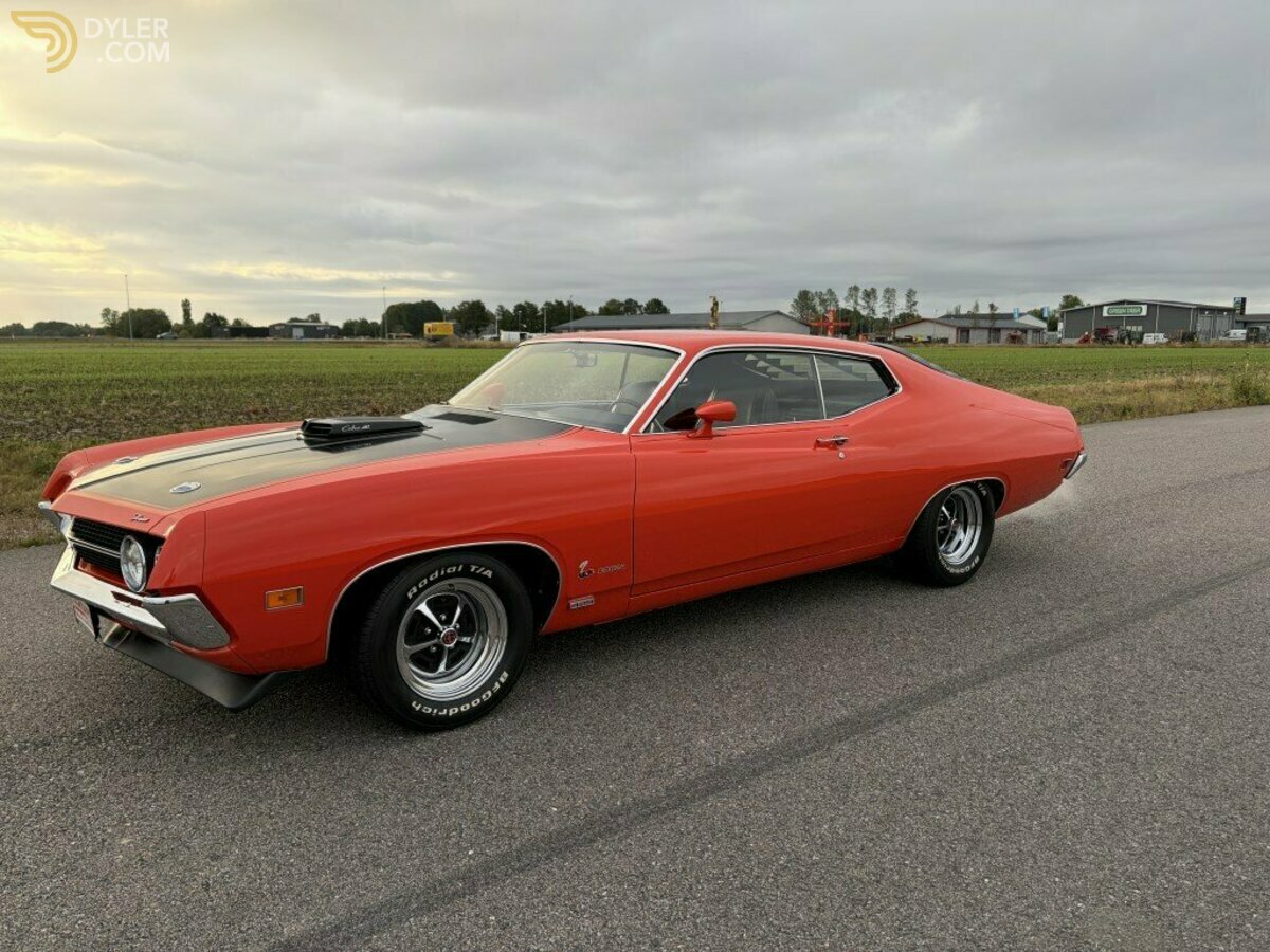 1970 Ford Torino 429 Cobra Jet Ram Air. 4 speed. TOP RESTORED !, foto 5