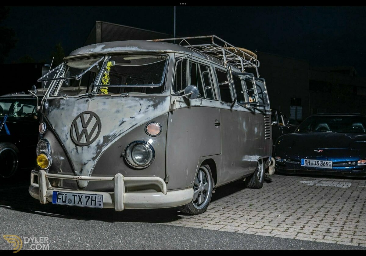 1962 Volkswagen T1 11 Window Patina Bus unwelded, foto 1