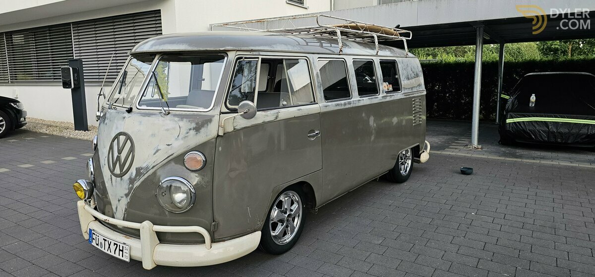 1962 Volkswagen T1 11 Window Patina Bus unwelded, foto 2