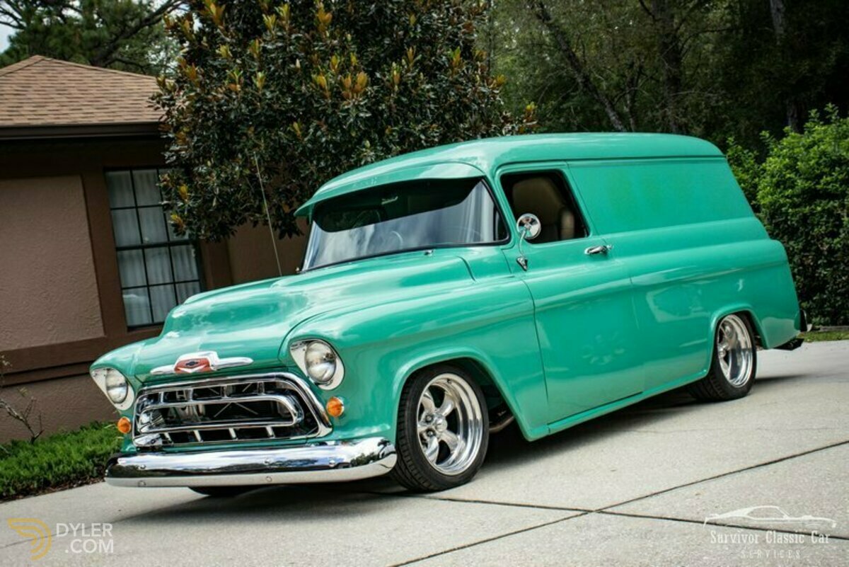 1957 Chevrolet 3100 Panel Truck, foto 2