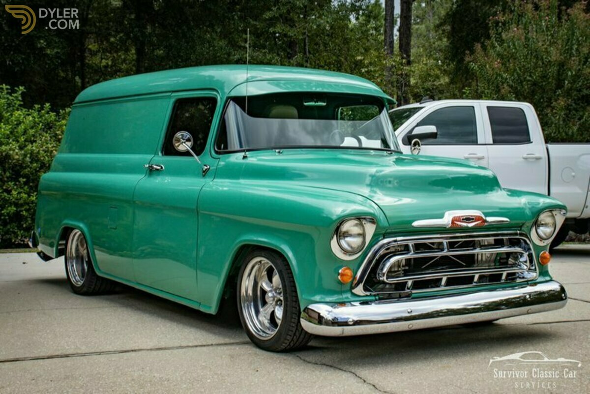 1957 Chevrolet 3100 Panel Truck, foto 1