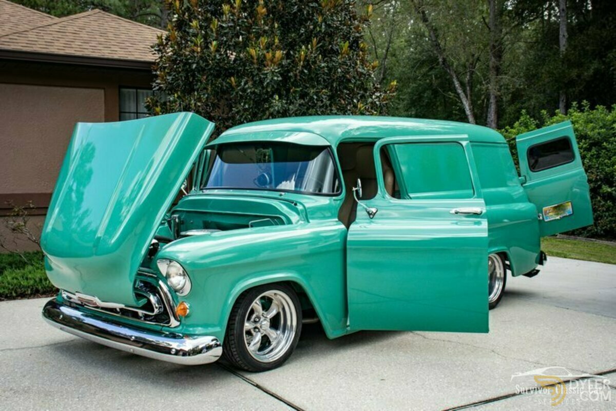 1957 Chevrolet 3100 Panel Truck, foto 6