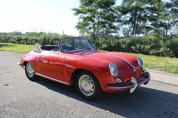 Porsche 356 Cabriolet/Roadster 1965 Vermelho