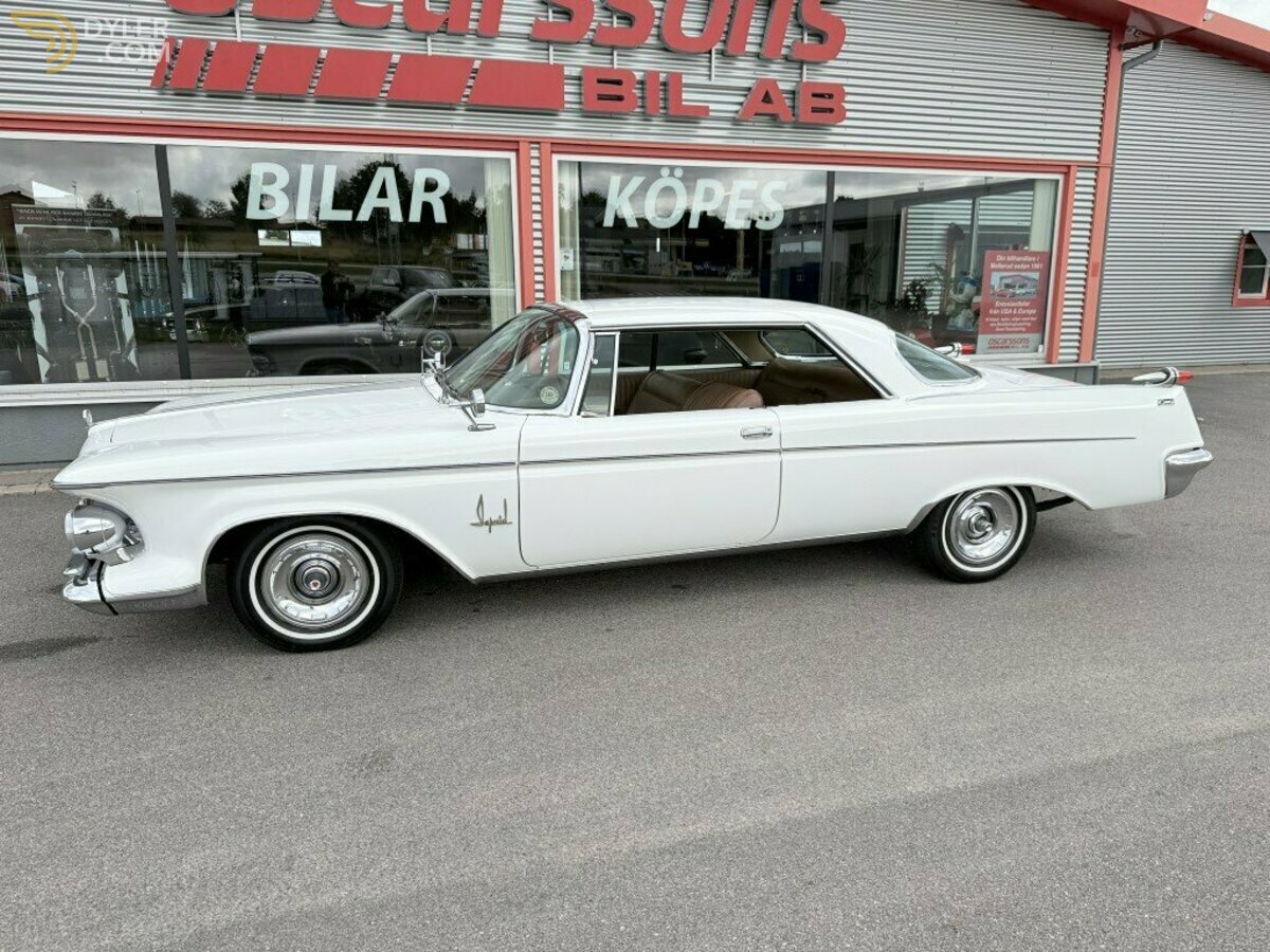 1962 Imperial Crown Coupe. 413 cid. PS. PB. 1 of 1010 ex., foto 1