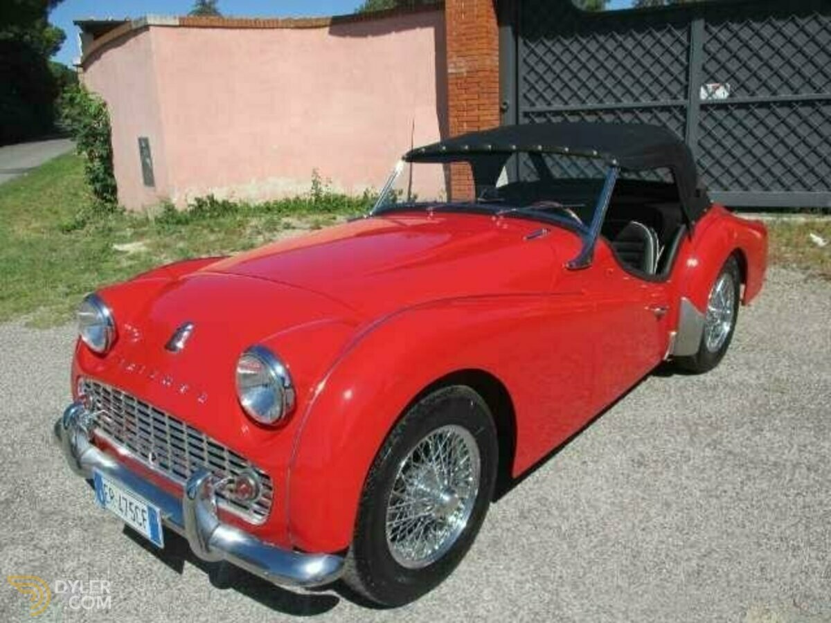 1957 Triumph TR3 Cabrio, foto 1
