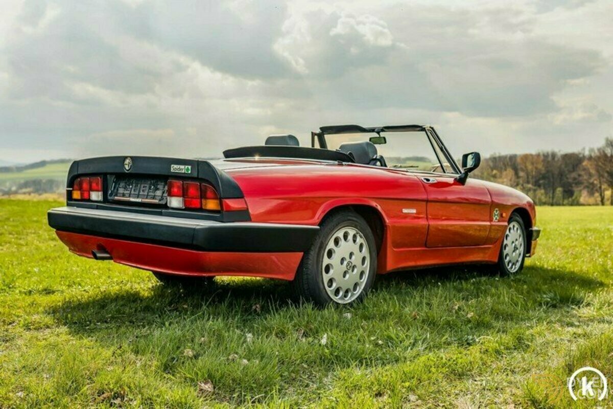 1987 Alfa Romeo Spider Quadrifoglio Verde 2.0 Rosso Alfa, foto 9