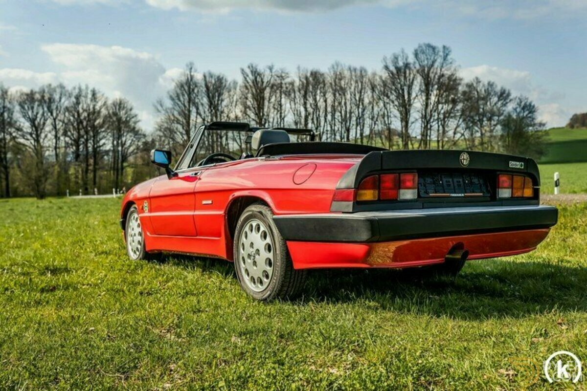 1987 Alfa Romeo Spider Quadrifoglio Verde 2.0 Rosso Alfa, foto 10