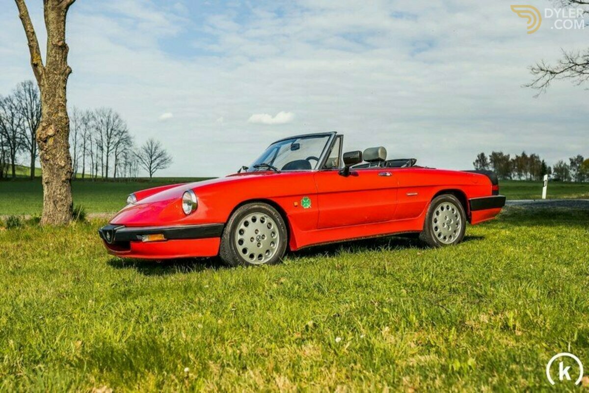 1987 Alfa Romeo Spider Quadrifoglio Verde 2.0 Rosso Alfa, foto 1