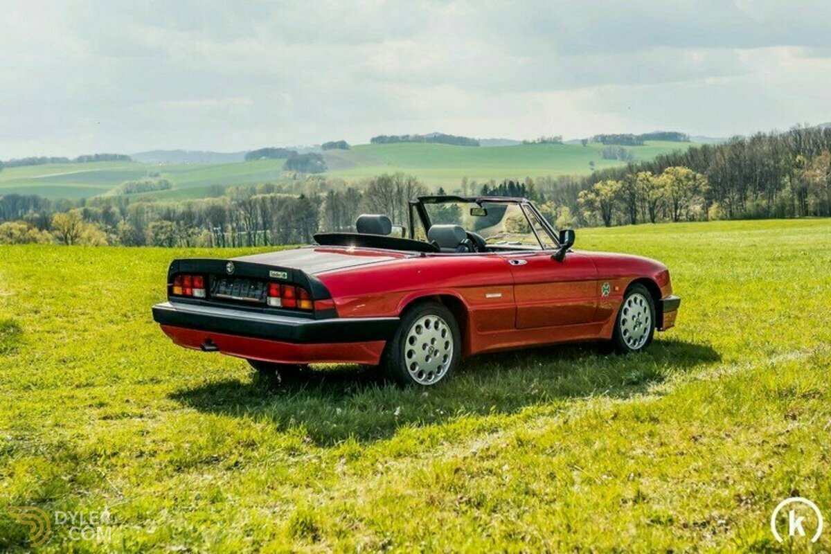1987 Alfa Romeo Spider Quadrifoglio Verde 2.0 Rosso Alfa, foto 7