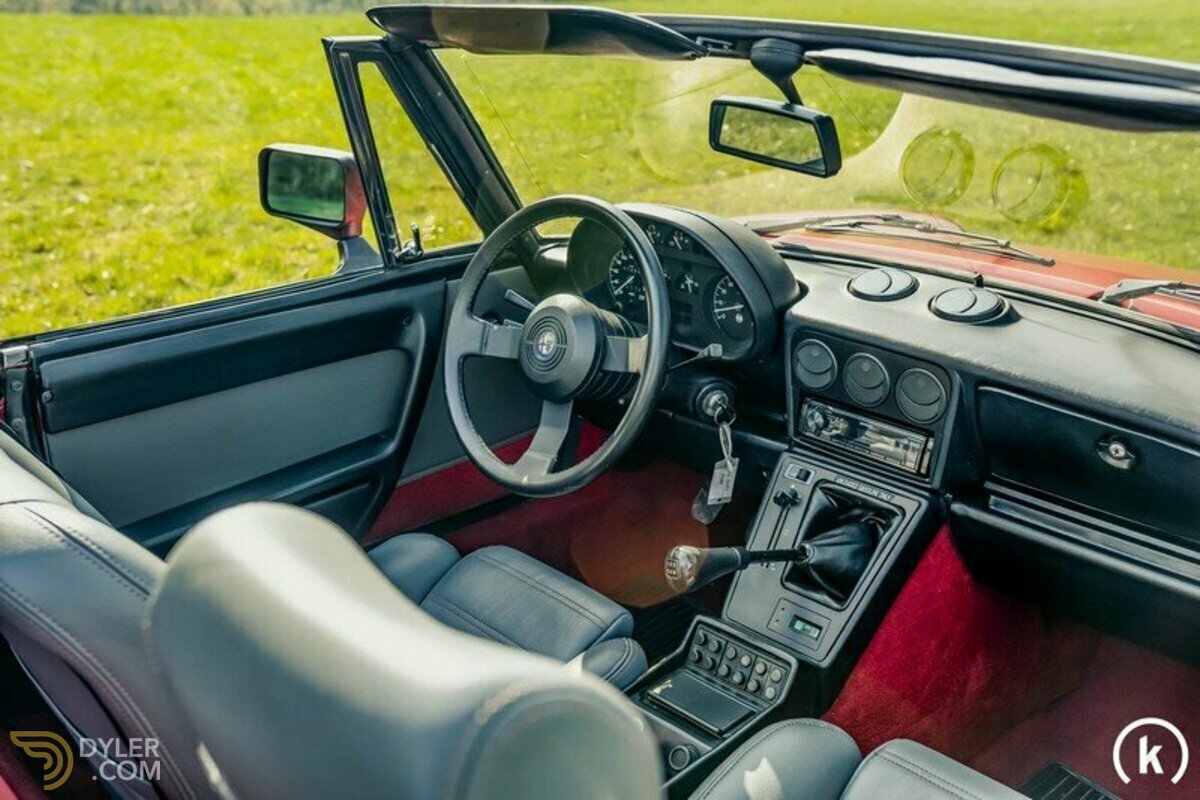 1987 Alfa Romeo Spider Quadrifoglio Verde 2.0 Rosso Alfa, foto 8