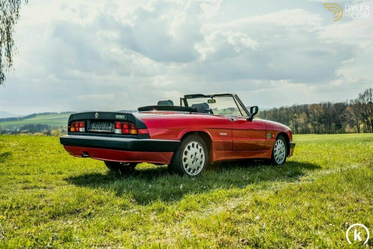 1987 Alfa Romeo Spider Quadrifoglio Verde 2.0 Rosso Alfa, foto 11
