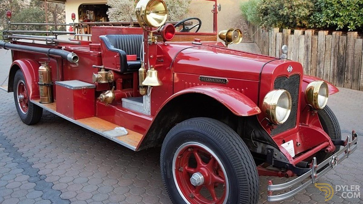 Classic 1927 International Harvester Fire Truck for Sale Dyler