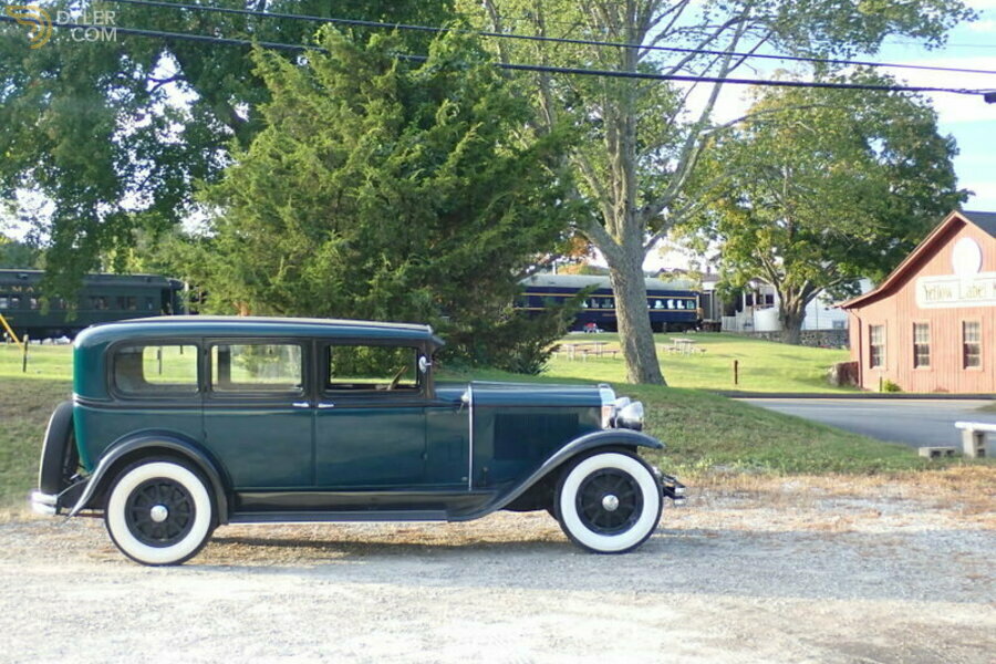 Buick Series 60 7 Passenger Sedan Berlina 1930 Verde