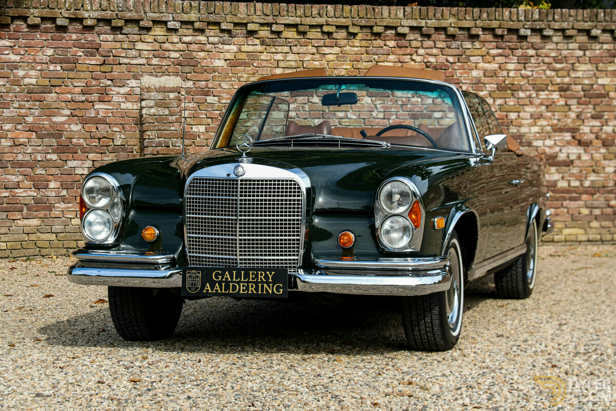 1969 Mercedes-Benz 280 SE "Dunkeloliv or Dark Olive", foto 8