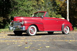 Mercury Eight Convertible Cabriolet / Roadster 1948 Red