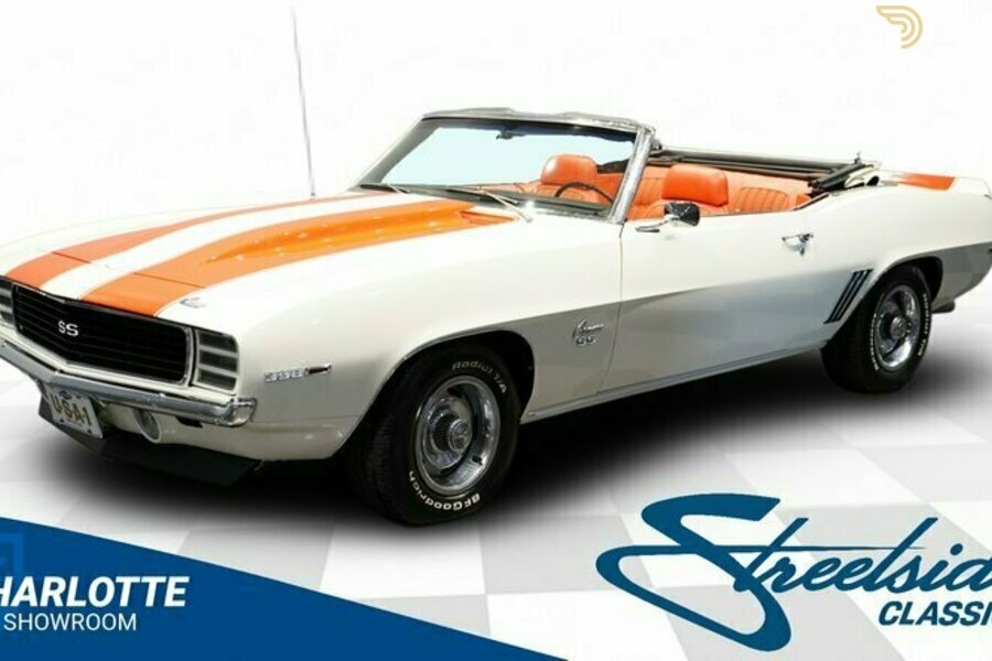 Chevrolet Camaro RS/SS Pace Car Convertible L35 Cabriolet / Roadster 1969 White