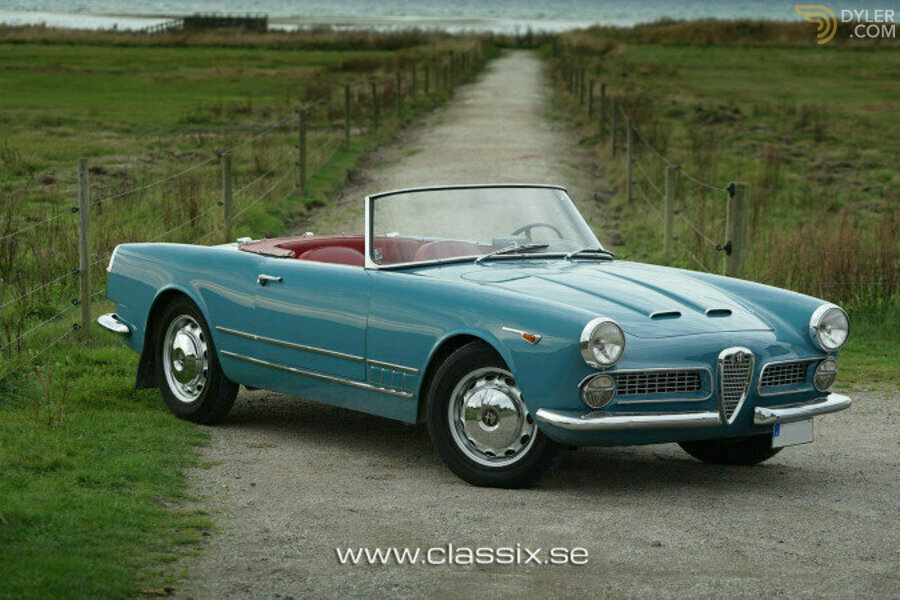 Alfa Romeo 2000 Alfa Romeo 2000 Touring Spider Descapotable / Roadster 1959 Azul