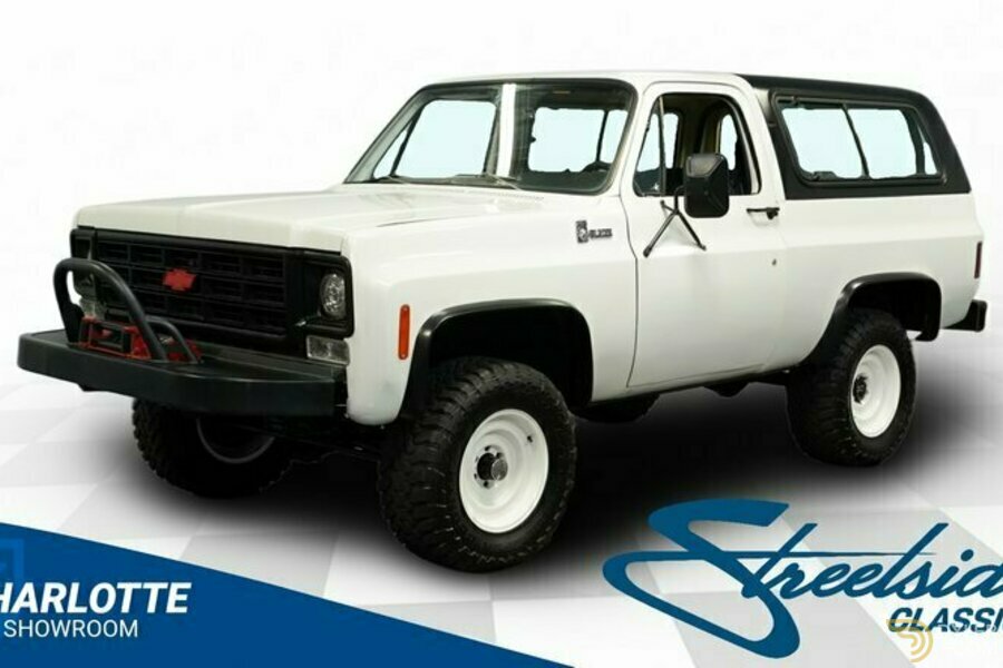 Chevrolet Blazer K5 4x4 SUV 1977 Bianco