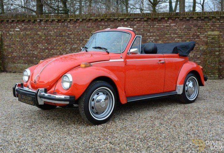 Clic 1978 Volkswagen Beetle Convertible For 5361 Dyler Volkswagen Beetle Convertible Cabriolet Roadster 1978 Red Car For