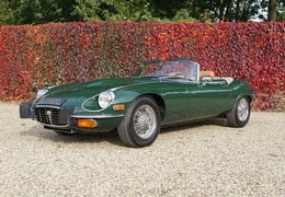 Jaguar E-Type Series 3 V12 Cabriolet / Roadster 1974 Green 1974 Jaguar E-Type Series 3 V12 British Racing Green Car for Sale. 284632