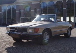 Mercedes-Benz 350 SL W107 Cabriolet / Roadster 1972 Gold Mercedes-Benz 350 SL W107 Cabriolet / Roadster 1972 Gold Car for Sale. 323347