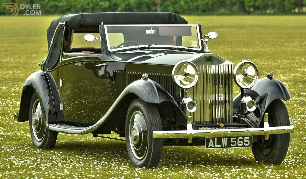Classic 1934 Rolls-Royce 20/25 Gurney Nutting 3 position drop head