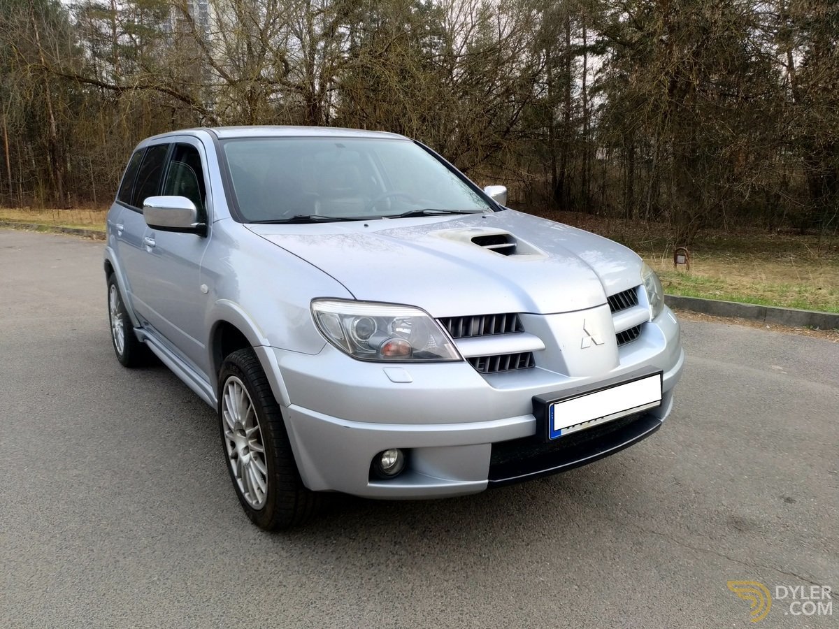 2004 Mitsubishi Outlander Evolander For 6095 Dyler Mitsubishi Outlander Evolander Suv 2004 Silver Car For