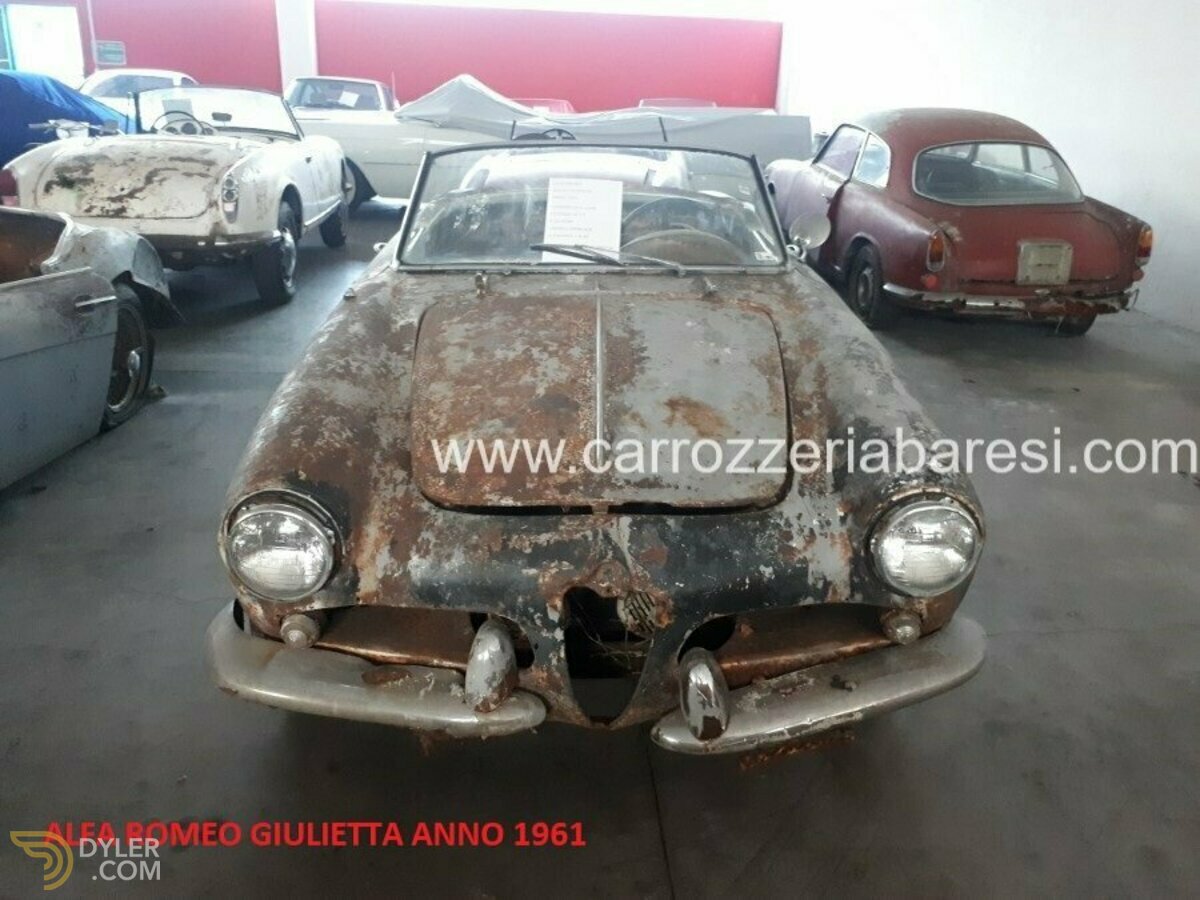 1961 Alfa Romeo Giulietta Spider, foto 2
