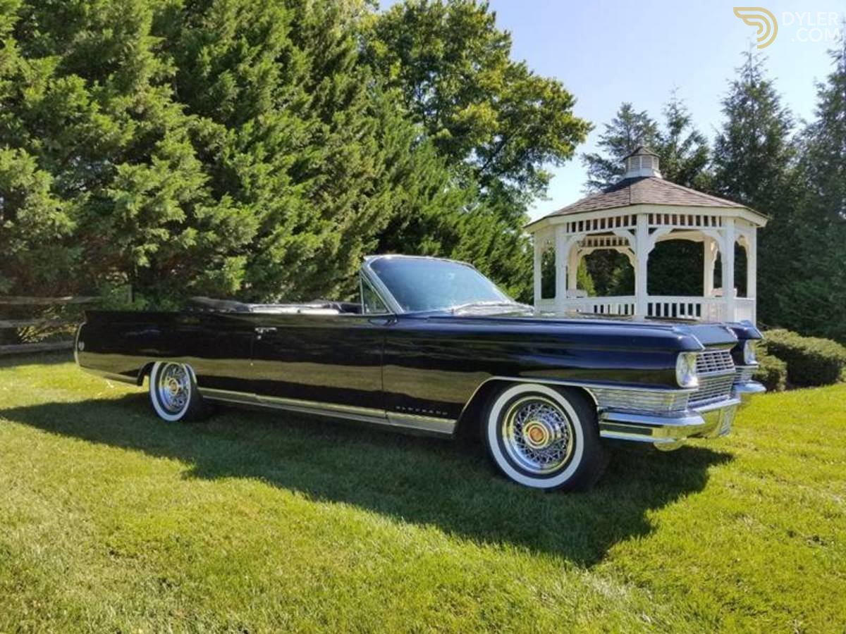 Classic 1964 Cadillac Biarritz Triple Black Convertible For Sale