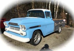 Chevrolet Pickup Fleetside V8 Pickup 1958 Blue Chevrolet Pickup Fleetside V8 Pickup 1958 Blue Car for Sale. 415363