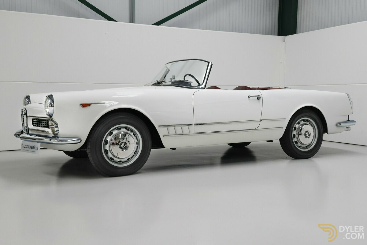 1960 Alfa Romeo 2000 Spider LHD with coachwork by Touring of Milan, foto 8