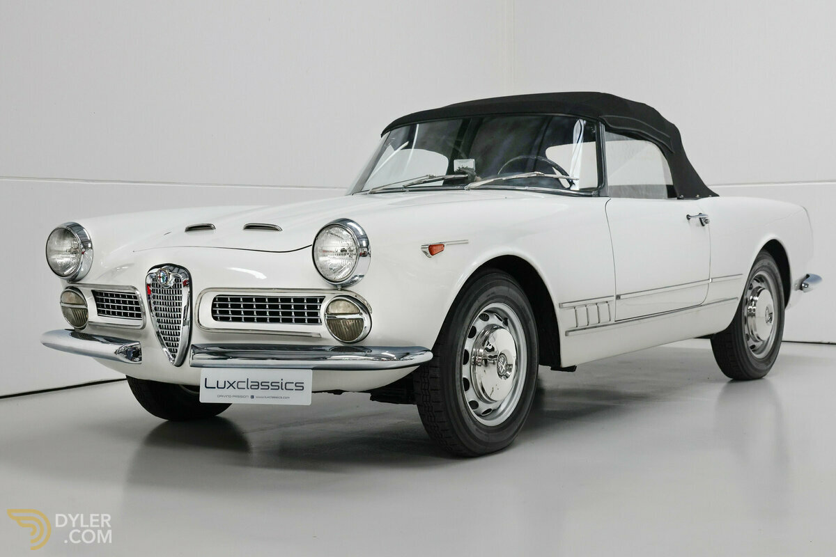 1960 Alfa Romeo 2000 Spider LHD with coachwork by Touring of Milan, foto 9