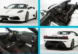 Ferrari F430 Scuderia 16M Cabriolet / Roadster 2009 White Ferrari F430 Scuderia 16M Cabriolet / Roadster 2009 White Car for Sale. 341109