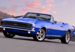 Chevrolet Camaro RS Pro Touring Cabriolet / Roadster 1967 Blue 1967 PRO TOURING Camaro RS Convertible Frame off restoration Car for Sale. 316892