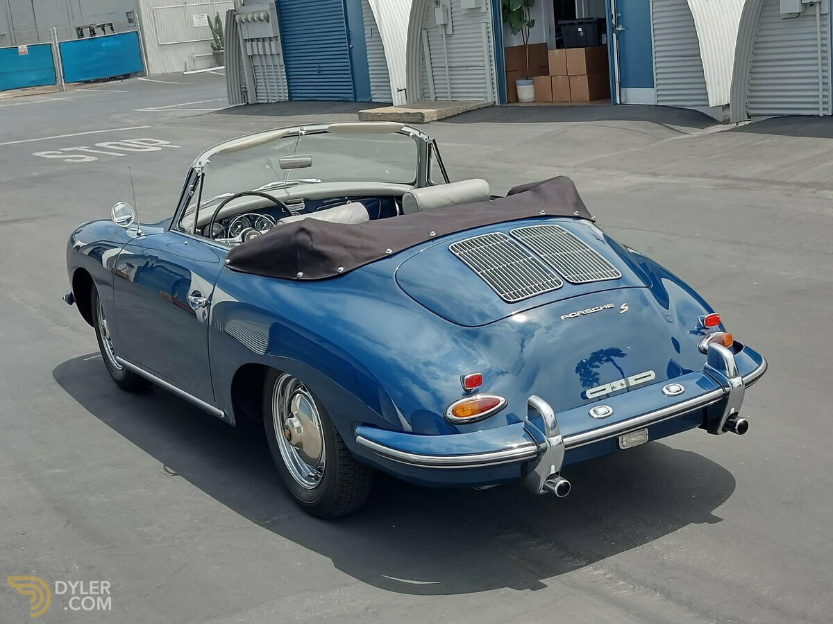 1962 Porsche 356 Cab w/factory hardtop, foto 6