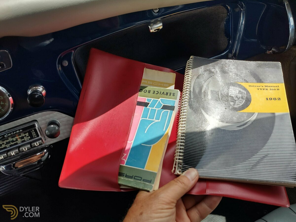1962 Porsche 356 Cab w/factory hardtop, foto 8