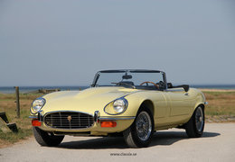 Jaguar E-Type Cabriolet / Roadster 1973 Yellow Jaguar E-Type Cabriolet / Roadster 1973 Yellow Car for Sale. 462946