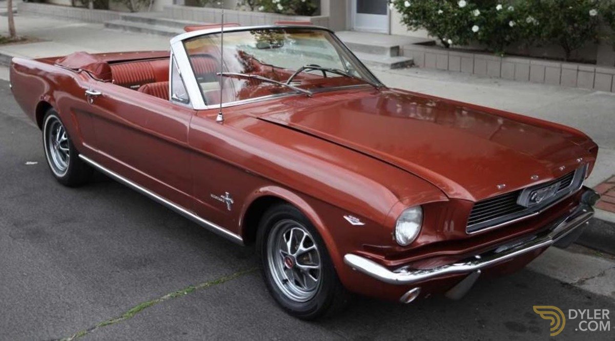 Classic 1966 Ford Mustang Convertible V8 Emberglo for Sale Dyler